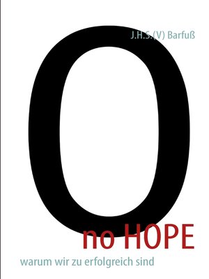 cover image of no HOPE